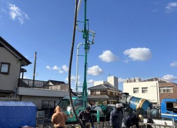 【コンクリート打設】